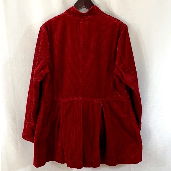 J. JILL Red Corduroy Jacket - Picture 9 of 13